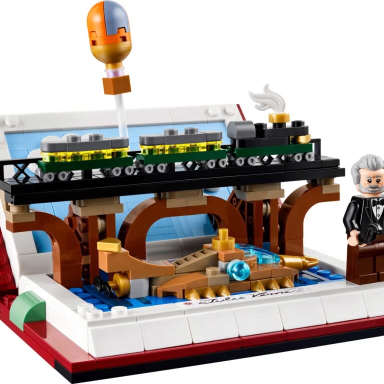 LEGO 40690 Eerbetoon aan de boeken van Jules Verne - LEGO 40690 Back 01