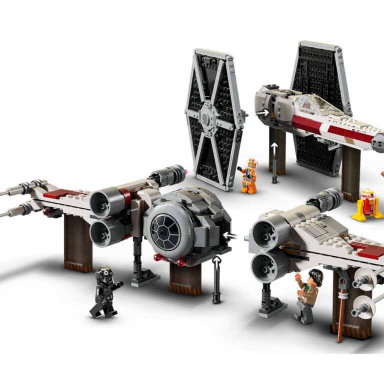 LEGO 75393 Star Wars TIE Fighter en X-wing combi - LEGO 75393 WEB SEC02 NOBG