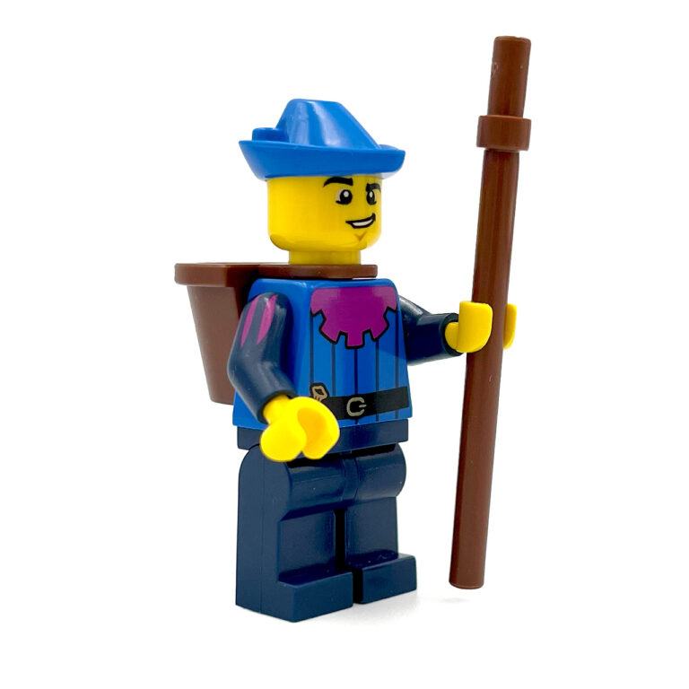 LEGO Ridder 31 Forestguy (Build a Minifigure) - LEGO Forestguy blue 1b