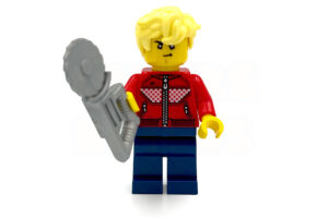 LEGO Cooper met motorzaag