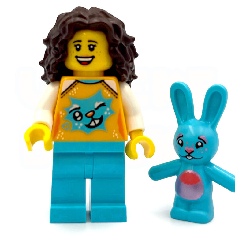 LEGO Izzy met blauwe konijn knuffel