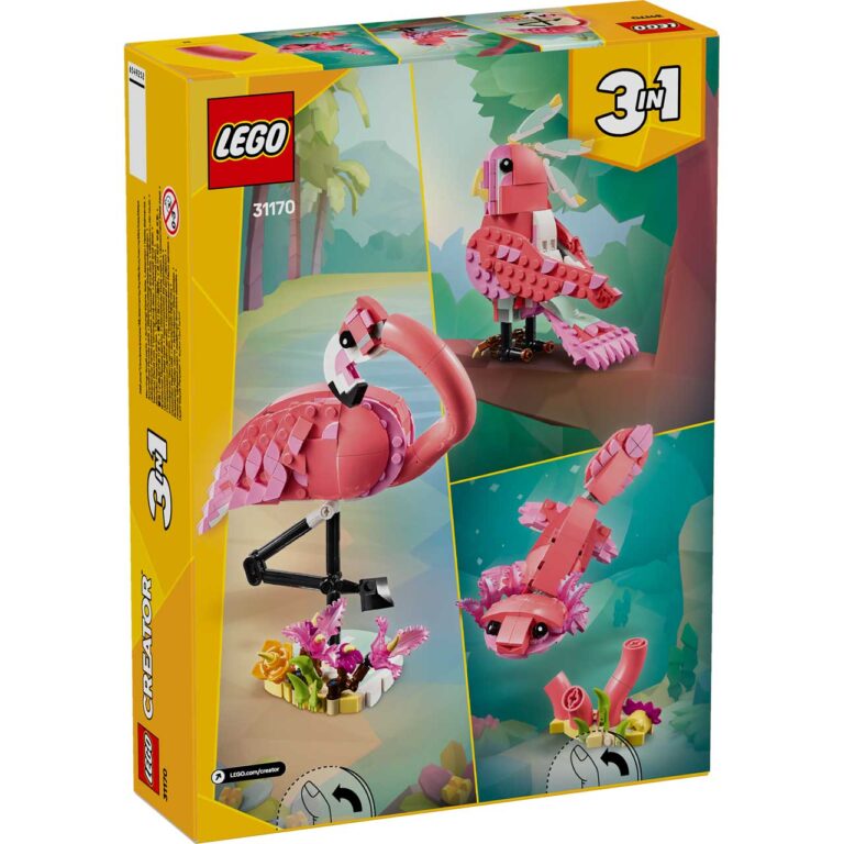 LEGO 31170 Creator Wilde dieren: roze flamingo - 31170 Box5 v29