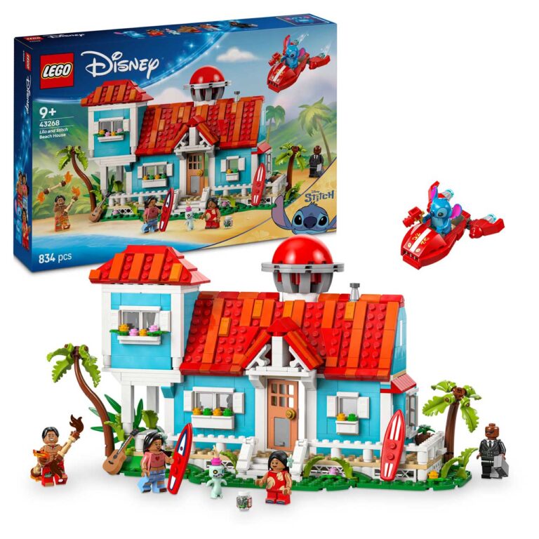 LEGO 43268 Disney Lilo en Stitch strandhuis - 43268 boxprod v29 WE sha