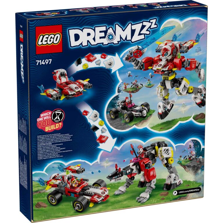 LEGO 71497 Dreamzzz Coopers tijgermecha en Zero's hot rod auto - 71497 Box5 v29