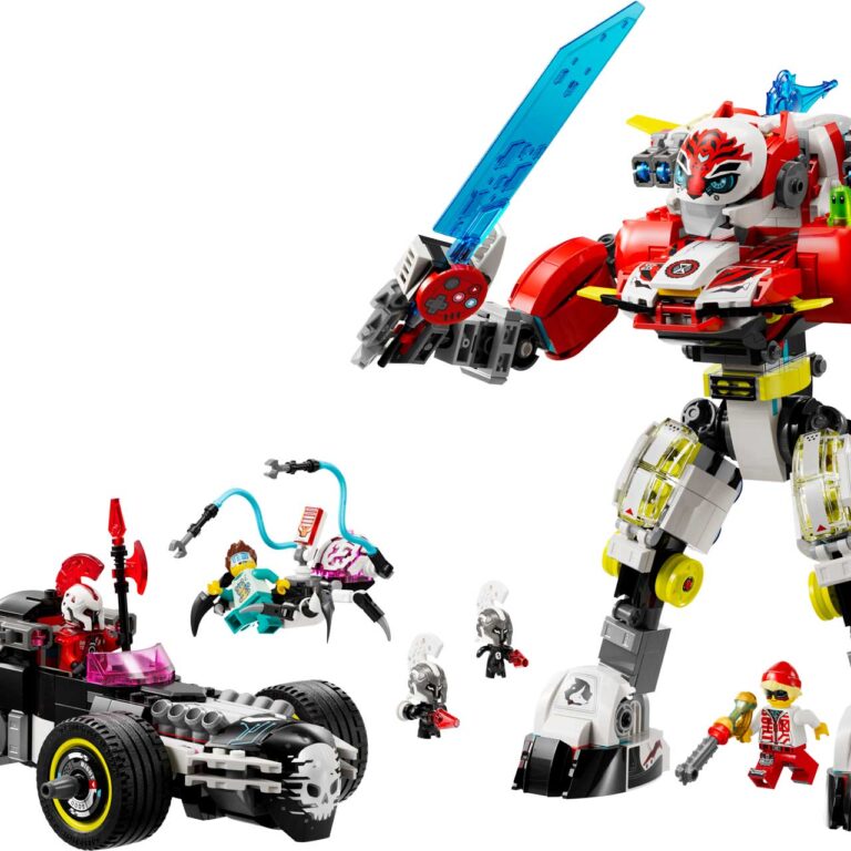 LEGO 71497 Dreamzzz Coopers tijgermecha en Zero's hot rod auto - 71497 Prod