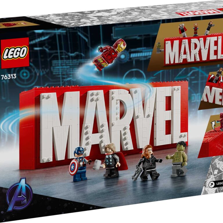 LEGO 76313 Marvel MARVEL logo en minifiguren - 76313 Box5 v29