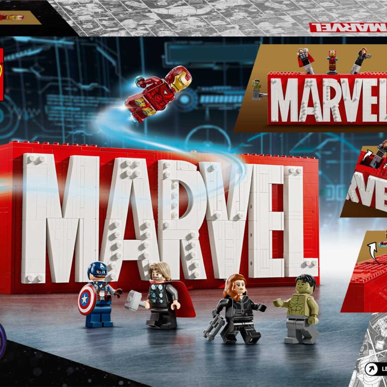 LEGO 76313 Marvel MARVEL logo en minifiguren - 76313 Box6 v29