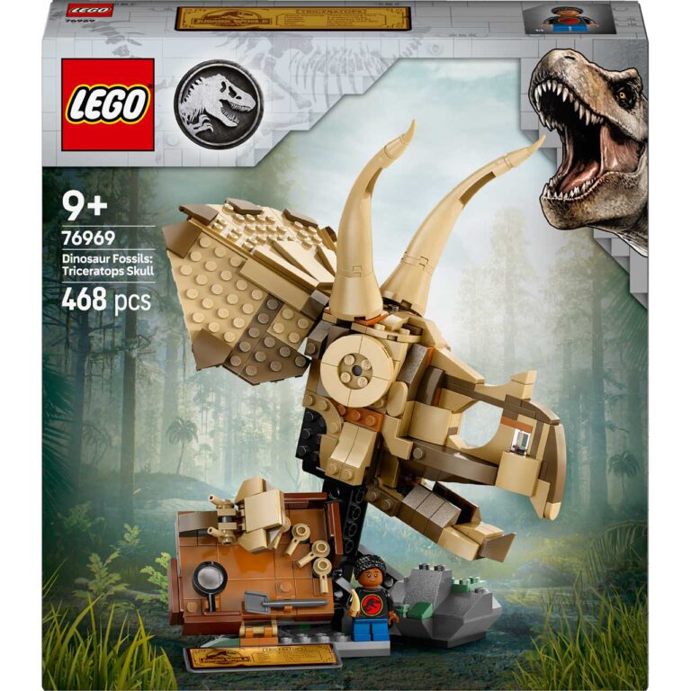 LEGO 76969 Jurassic World Dinosaurusfossielen: Triceratops schedel - 76969 Box4 v29