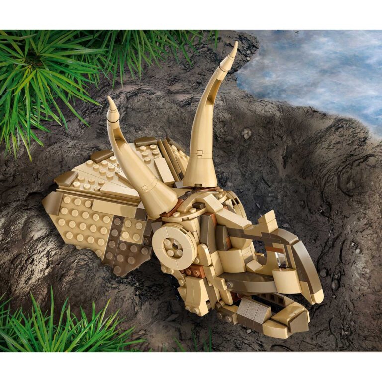 LEGO 76969 Jurassic World Dinosaurusfossielen: Triceratops schedel - 76969 WEB SEC01