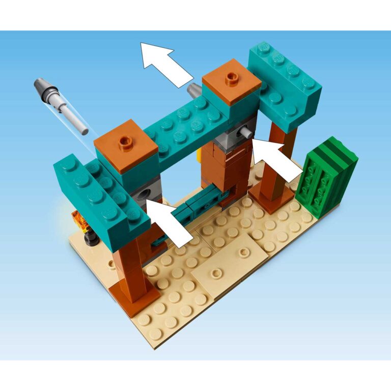 LEGO 21267 Minecraft De Pillagers in de woestijn - LEGO 21267 WEB SEC03