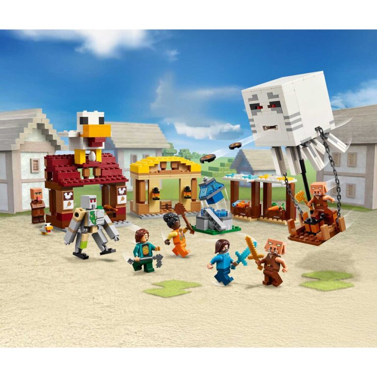 LEGO 21273 Minecraft De Ghast-ballon aanval op het dorp - LEGO 21273 WEB PRI