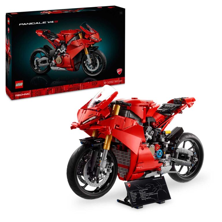 LEGO 42202 Technic Ducati Panigale V4 S motor - LEGO 42202 boxprod v29 WE sha