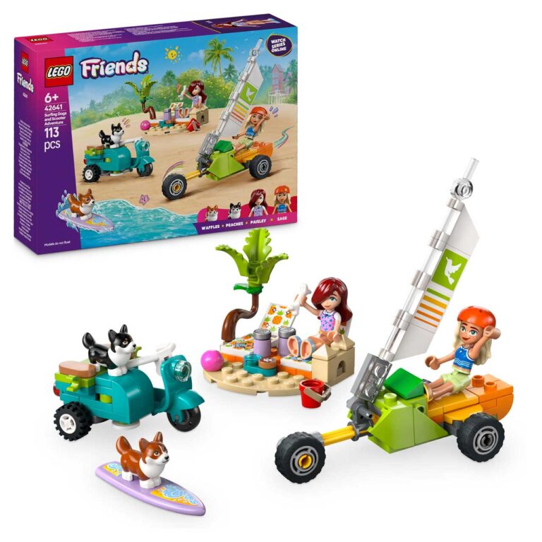 LEGO 42641 Friends Surf- en scooterplezier met de honden - LEGO 42641 boxprod v29 WE sha