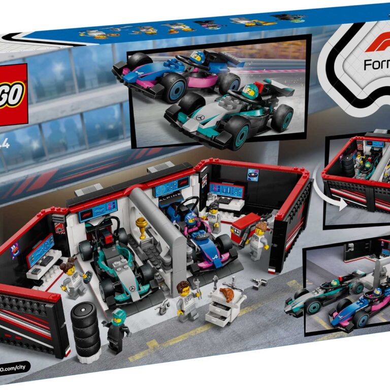 LEGO 60444 City F1® garage met Mercedes-AMG en Alpine auto's - LEGO 60444 Box5 v29