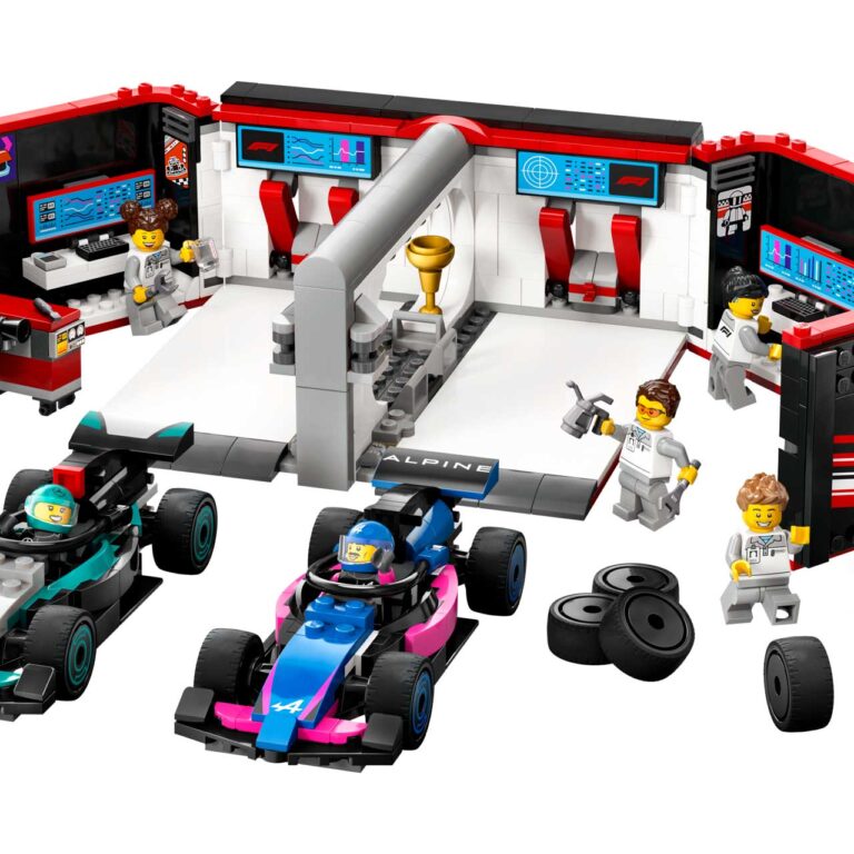 LEGO 60444 City F1® garage met Mercedes-AMG en Alpine auto's - LEGO 60444 Prod