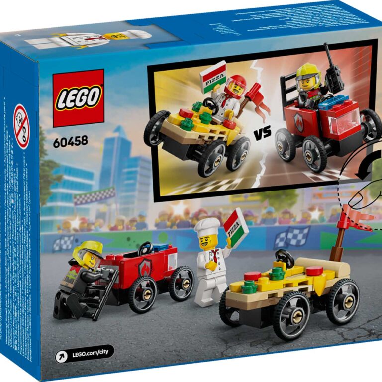 LEGO 60458 City Raceautopakket: pizzabestelwagen vs. brandweerauto - LEGO 60458 Box5 v29