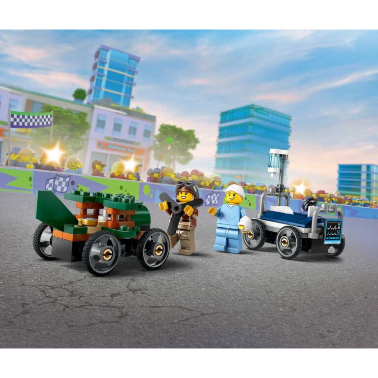 LEGO 60459 City Raceautopakket: vliegtuig vs. ziekenhuisbed - LEGO 60459 WEB SEC01