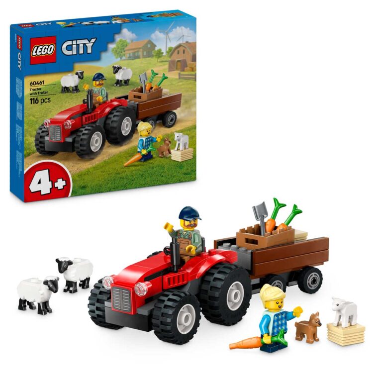 LEGO 60461 City Rode tractor met aanhanger en schapen - LEGO 60461 boxprod v29 WE sha