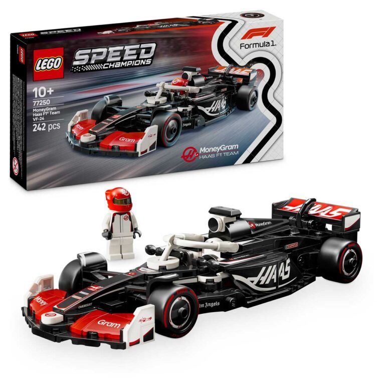 LEGO 77250 Speed Champions MoneyGram Haas F1® Team VF-24 racewagen - LEGO 77250 boxprod v29 WE sha