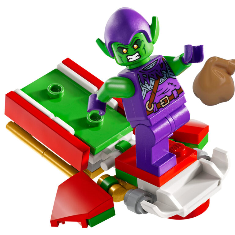 LEGO Green Goblin op Glider