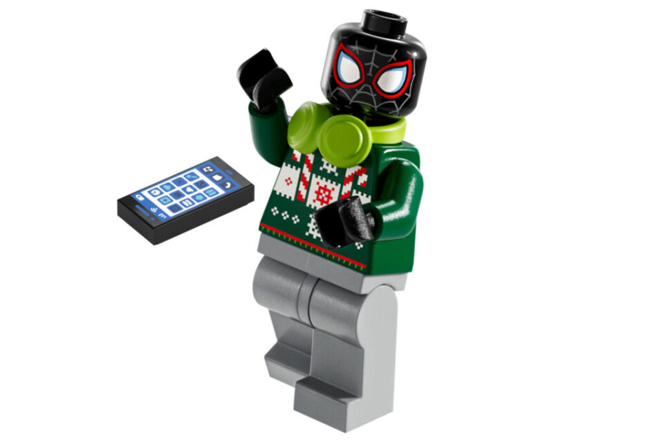 LEGO Miles Morales met telefoon