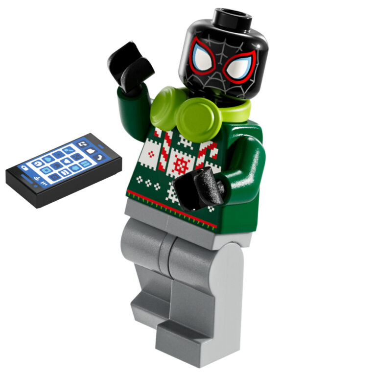 LEGO Miles Morales met telefoon