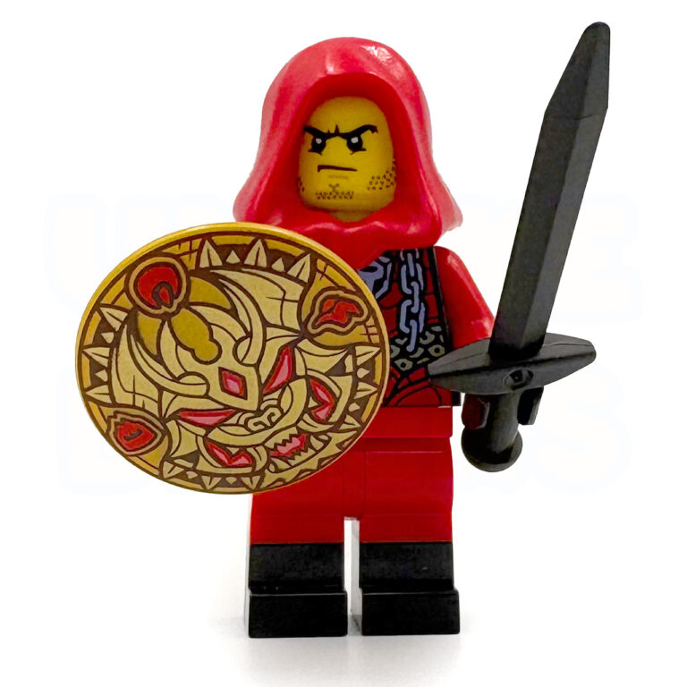 LEGO Ridder 35 Rode Forestman met schild (Build a Minifigure) - LEGO Red Forestman Ridder 35 1