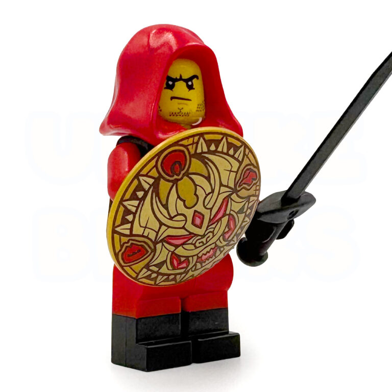 LEGO Ridder 35 Rode Forestman met schild (Build a Minifigure) - LEGO Red Forestman Ridder 35 2