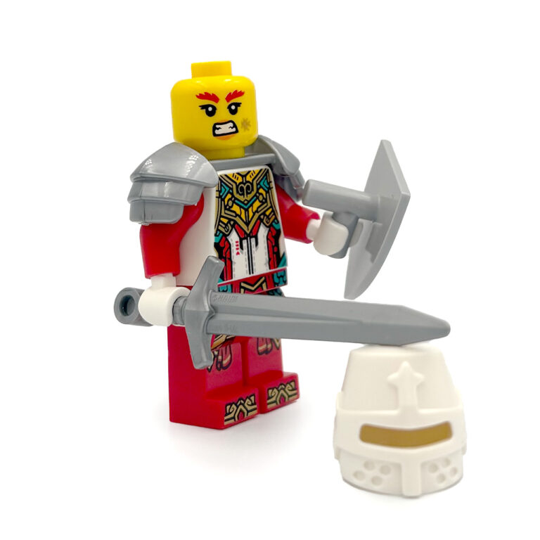 LEGO Ridder 36 White & Red Knight (Build a Minifigure) - LEGO Ridder 36b