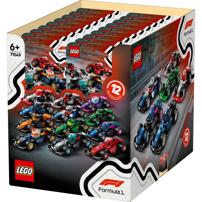 LEGO 71049 Mini F1 raceauto serie Complete box (36 doosjes) - LEGO 71049 Display2 v110