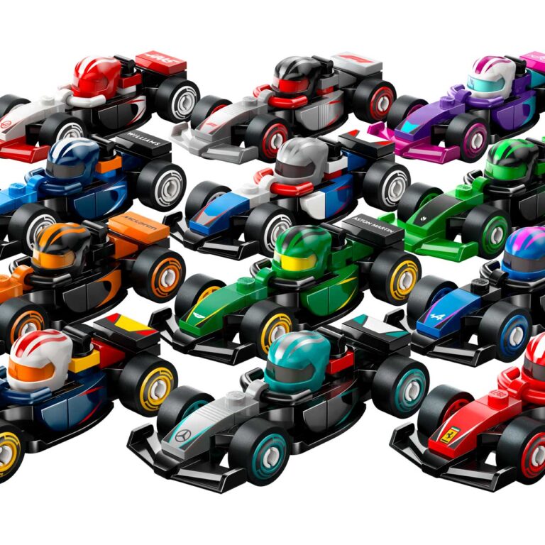 LEGO 71049 Mini F1 raceauto serie Complete box (36 doosjes) - LEGO 71049 Prod