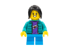 LEGO Winterjongetje - LEGO Meisje met winterjas hol276