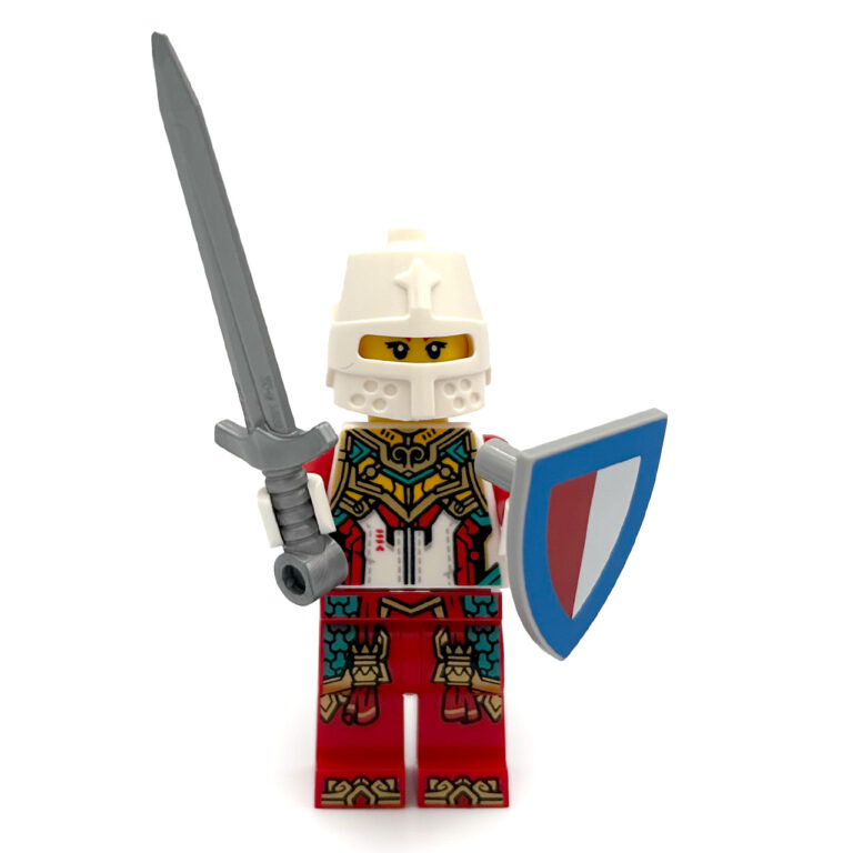 LEGO Ridder 36 White & Red Knight (Build a Minifigure) - LEGO Ridder 36a