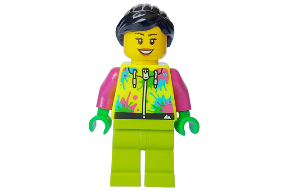 LEGO Vrouw met kleurrijk vest (cty1631)