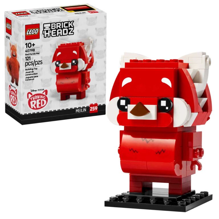 LEGO 40798 Brickheadz Rode panda Mei - LEGO 40798 boxprod v39 en gb