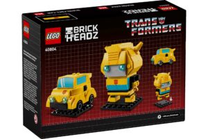 LEGO 40804 Brickheadz Transformers Bumblebee robot en voertuig