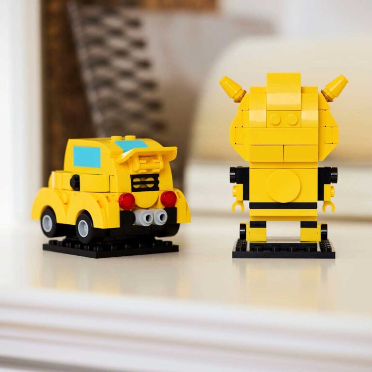 LEGO 40804 Brickheadz Transformers Bumblebee robot en voertuig - LEGO 40804 Lifestyle Envr 3